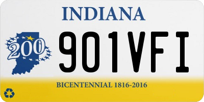 IN license plate 901VFI