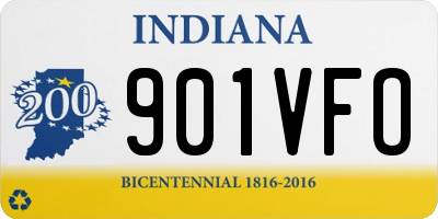 IN license plate 901VFO