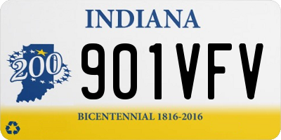 IN license plate 901VFV