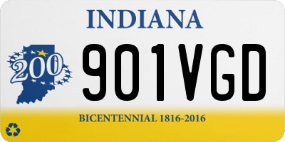 IN license plate 901VGD