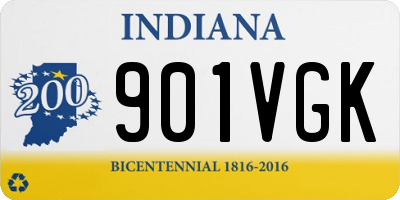 IN license plate 901VGK