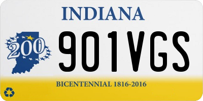 IN license plate 901VGS