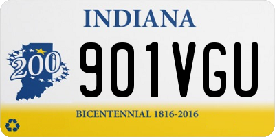IN license plate 901VGU