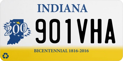 IN license plate 901VHA