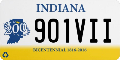 IN license plate 901VII