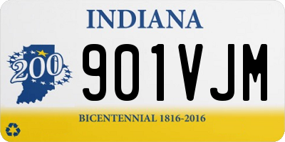 IN license plate 901VJM