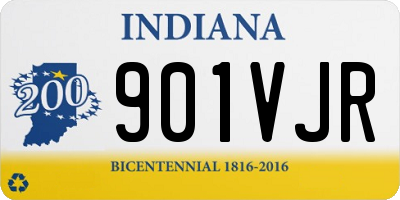 IN license plate 901VJR