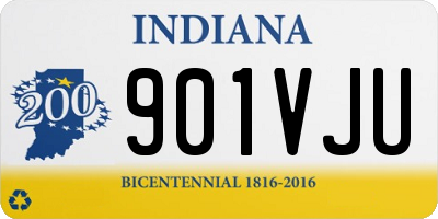 IN license plate 901VJU
