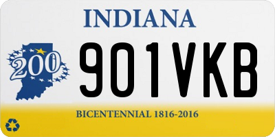 IN license plate 901VKB