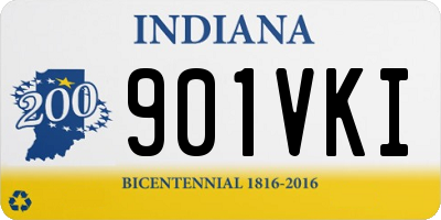 IN license plate 901VKI