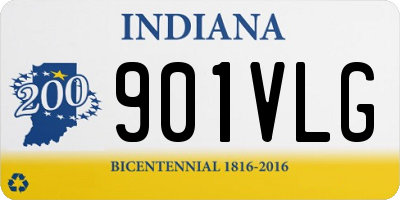 IN license plate 901VLG