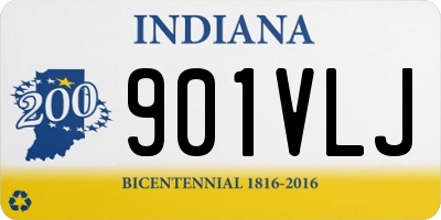 IN license plate 901VLJ