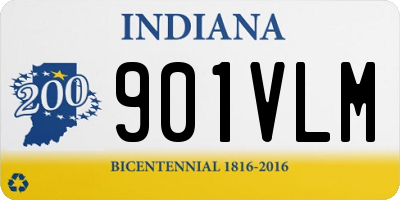 IN license plate 901VLM