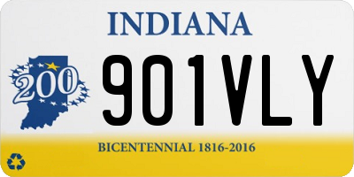 IN license plate 901VLY