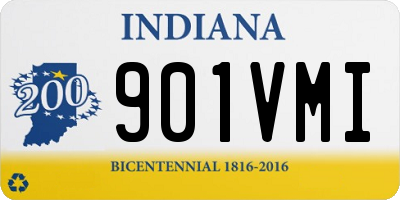 IN license plate 901VMI