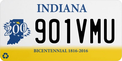 IN license plate 901VMU