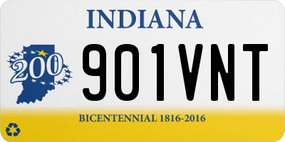 IN license plate 901VNT