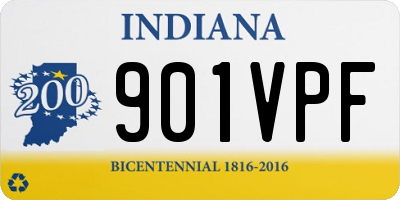 IN license plate 901VPF
