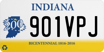 IN license plate 901VPJ