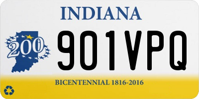 IN license plate 901VPQ