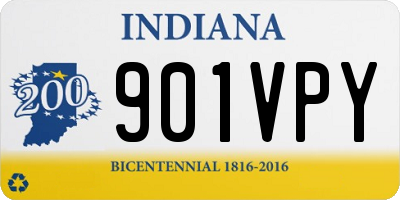 IN license plate 901VPY