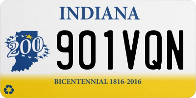 IN license plate 901VQN
