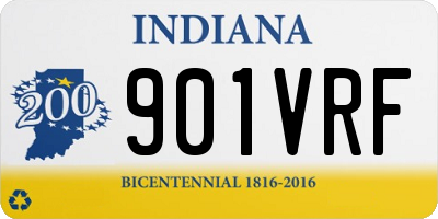 IN license plate 901VRF