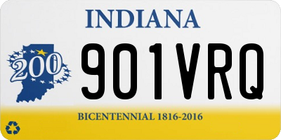 IN license plate 901VRQ