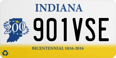 IN license plate 901VSE