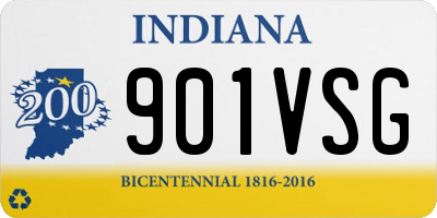 IN license plate 901VSG