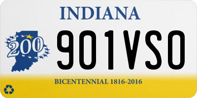 IN license plate 901VSO