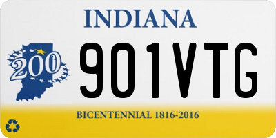 IN license plate 901VTG
