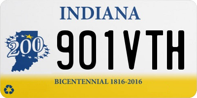 IN license plate 901VTH
