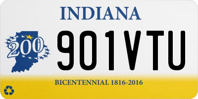IN license plate 901VTU