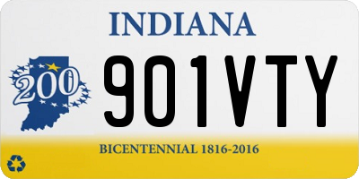 IN license plate 901VTY