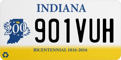 IN license plate 901VUH