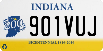 IN license plate 901VUJ