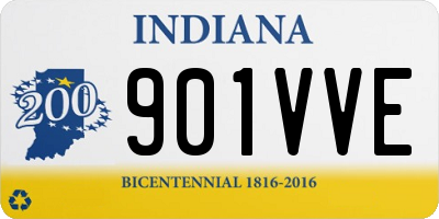 IN license plate 901VVE