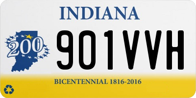 IN license plate 901VVH