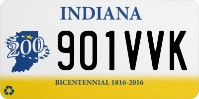 IN license plate 901VVK
