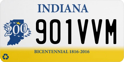 IN license plate 901VVM