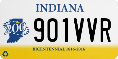 IN license plate 901VVR
