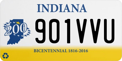 IN license plate 901VVU