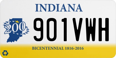 IN license plate 901VWH