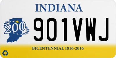 IN license plate 901VWJ