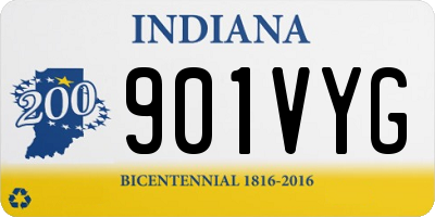 IN license plate 901VYG