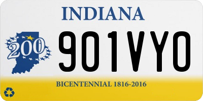 IN license plate 901VYO