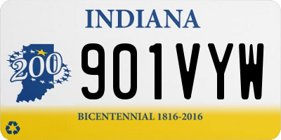 IN license plate 901VYW