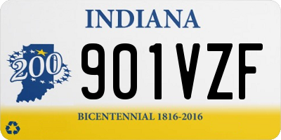 IN license plate 901VZF