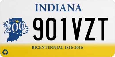 IN license plate 901VZT